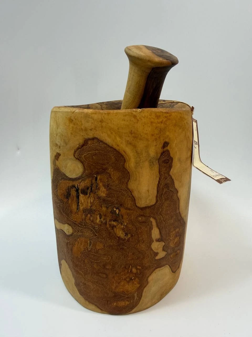 Arte Legno Olive Wood Mortar and Pestle Italy Solid Wood 3 lb Kitchen