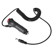 1.9M 12V Car Cigarette Lighter Power Supply to 5.5 X 2.1mm DC Male Plug Spring
