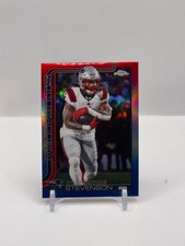 2025 Topps Chrome - Rhamondre Stevenson #210 - Red/White/Blue Refractor
