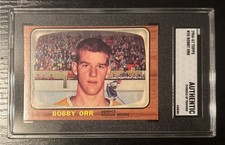 1966-67 Topps #35 Bobby Orr RC SGC Authentic