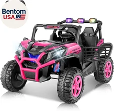 Kids Ride on Toys 24V 2 Seater, Ride on Truck W/Parental Remote, Battery Operate