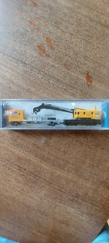 n scale Bachmann 46611  Crane and Boom Union Pacific, brand new still in the box