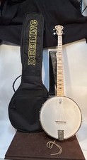 Deering Goodtime 5-String Open Back Banjo w Gig Bag Strap USA Made Maple