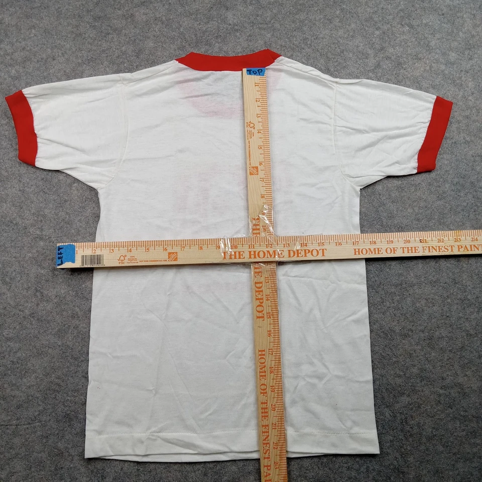 Vintage Screen Stars Shirt Youth 14-16 Red Ringer Madison Class 2000 Made USA - Image 3 of 4