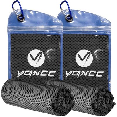 Cooling Towel Set, 2 Pack, Microfiber, 120x30 cm, for Sports and Travel