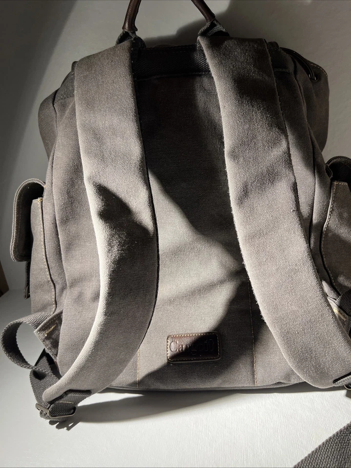 Sun 'N' Sand CargoIt Carrington gray Backpack UNISEX MILITARY scout camp travel - Image 2 of 4