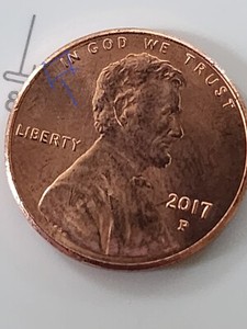 2017 p mint mark penny