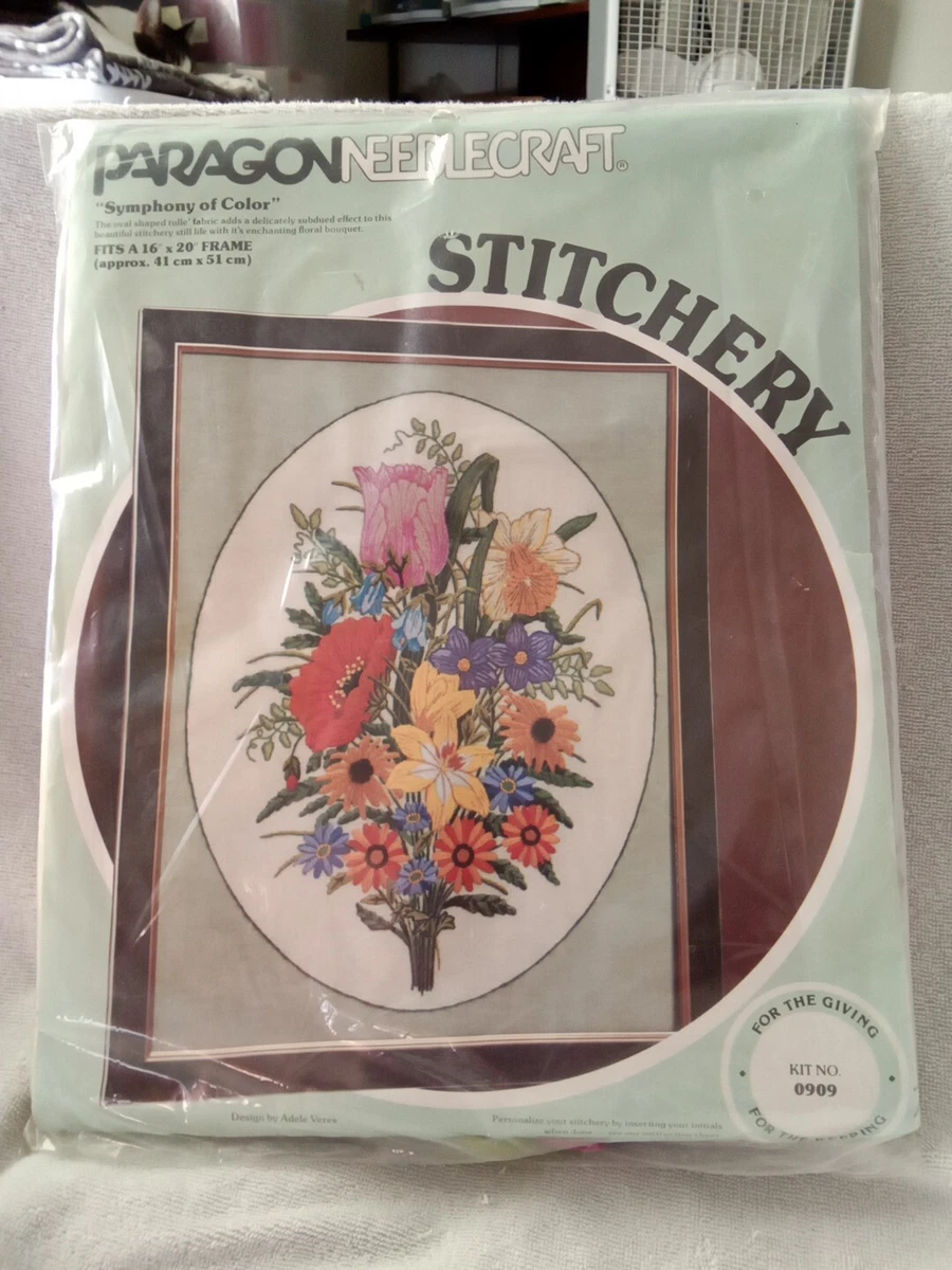 Kit De Broderie Crewel Paragon Needlecraft 'Swing-A-Ling' - Modèle 0731 - 16x20 Pouces - Neuf