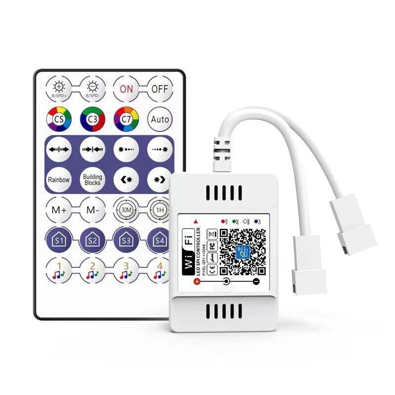 12V-24V WiFi LED RGB Controller For WS2811 Addressable LED RGB Strip Magic Home - Image 2 of 4