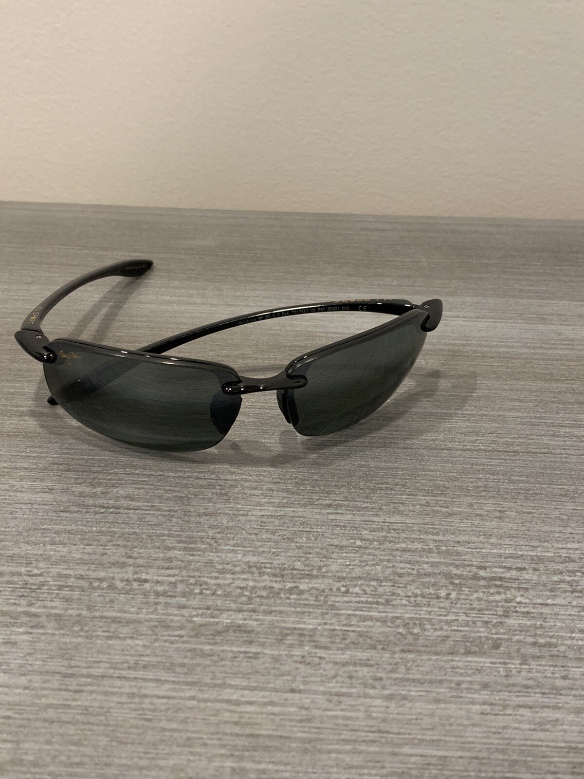 Maui Jim Ho'okipa MJ 40702 Black Wrap Sunglasses Frames 6417 130