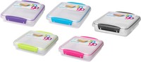 Klip It Sandwich To Go Box Storage Container Watertight Multi-colored Plastic on sale Klip It Sandwich To Go Box Storage Container Watertight Multi-colored Plastic on sale