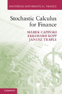 Stochastic Calculus for Finance Capiński Kopp Traple Paperback 9780521175739