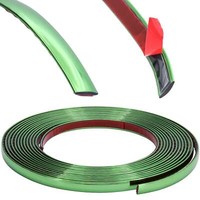 Zierleiste 14Mm X 5M | GrüN Metallic | Flexibel Selbstklebend | Kontur Leiste