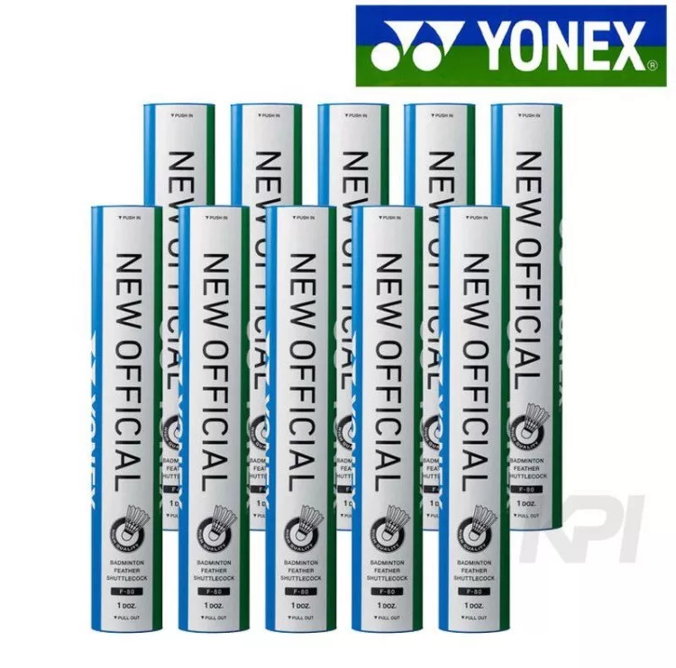 Yonex New Offical Badminton Shuttlecock F 80 10dozen No.3 22