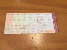 Deep Purple Concert Ticket Stub April 20 1987 The House Of Blue Light Tour