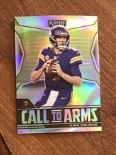 Kirk Cousins 2021 Playoff Call to Arms Silver Prizm CA-KCO Falcons Vikings