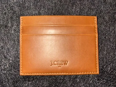 J.CREW J. Crew DOUBLE SIDED Leather Card Case/Wallet