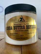 Natural Organic Raw Pure Shea Butter Refined- Cold Pressed 16 oz from Ghana