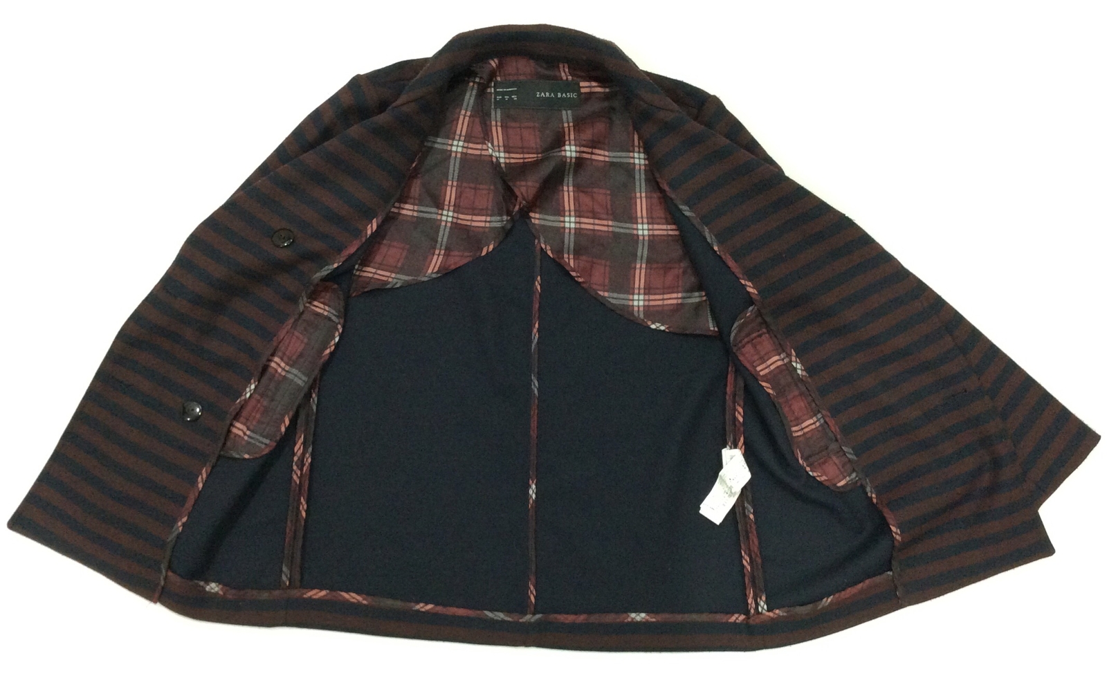 ZARA BASIC Double Breasted Jacket Blazer Sz M (6)… - image 4