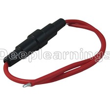 5PCS Home Protection Inline Fuse Holder Copper Wire Components 5A 220V Fuse Box