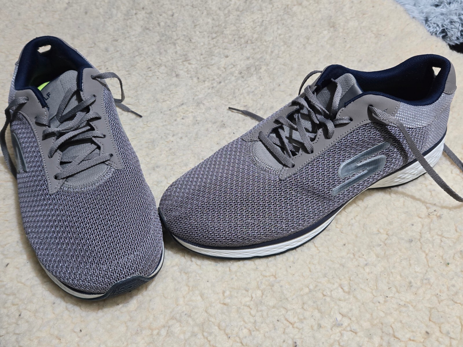 Skechers GO GOLF Gen 5 Extra Wide Fit Gray & Navy Golf Shoes Size 14 Extra Wide