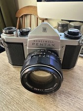 1960s Honeywell Pentax H3V 35mm SLR Film Camera, Super-Takumar 55mm f1.8 Lens