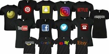 Social Media Facebook Instagram Tweeter Halloween Shirt Matching T-Shirts