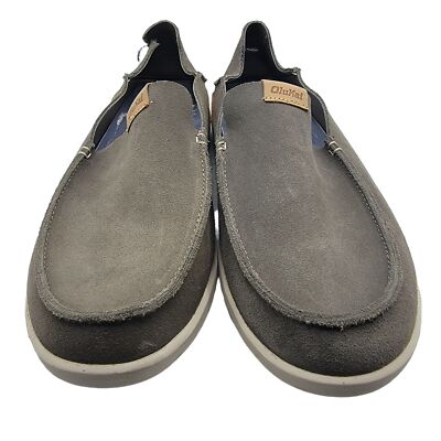 OluKai NaluKai Kala Slip On Mens 9.5 Gray Casual Comfort Shoes
