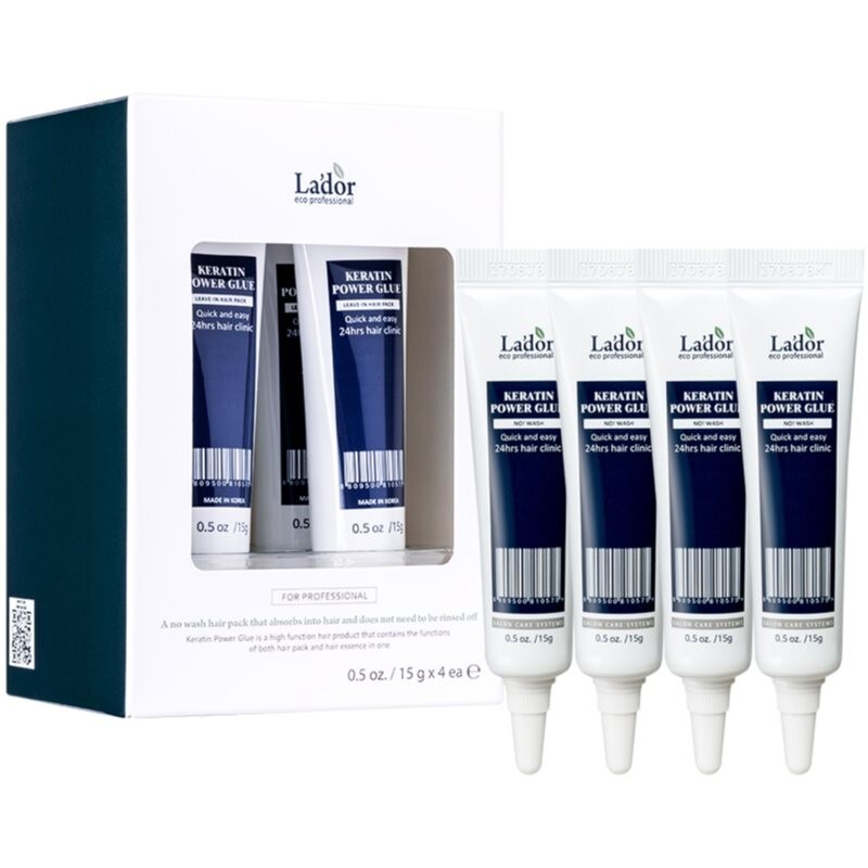 Fiala per capelli La'dor Keratin Power Glue, 4x15 g