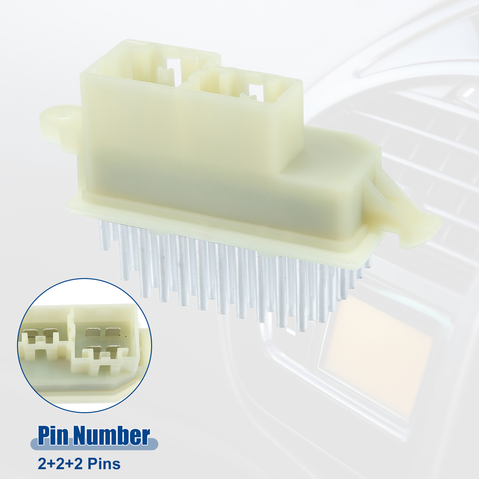 Pack of 1 for Ford Ecosport 20152020 HVAC Blower Motor Resistor Heater