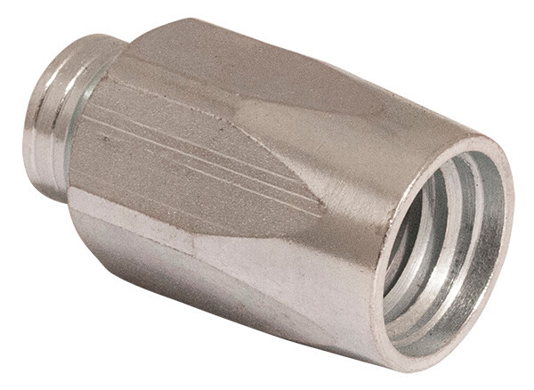 3/4 R2AT STEEL RE-USABLE SOCKET FERRULE FUO NON-SKIVE HYDRAULIC HOSE 2 WIRE