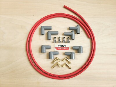 MSD 8.5mm Super Conductor Universal Coil Wire Kit HEI Socket boots terminals RGY
