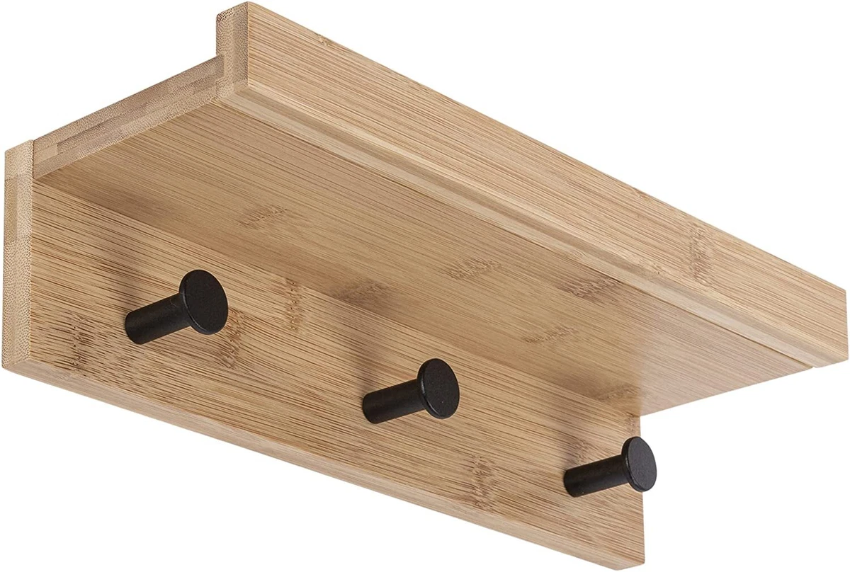 Bambus Wand-, Trgarderoben & Haken online kaufen | eBay.de