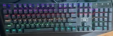 Redragon K556 RGB LED Backlit Wired Mechanical Gaming Keyboard, Aluminum Base