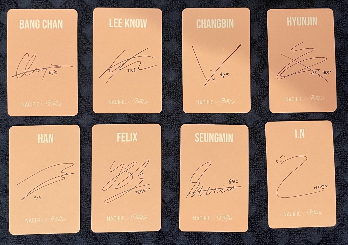 Sealed STRAY KIDS NACIFIC Exclusive Official Photocards | 8 Card