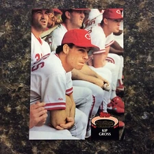 1992 Topps Stadium Club #247 Kip Gross Cincinnati Reds