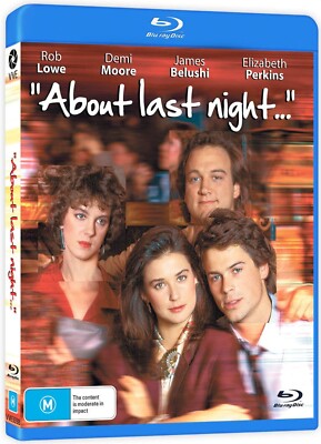 About Last Night (1986) Rob Lowe Demi Moore Blu-Ray BRAND NEW (USA Compatible)
