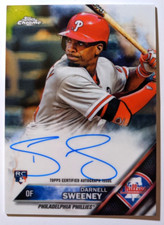 2016 TOPPS CHROME RC AUTO DARNELL SWEENEY (K)