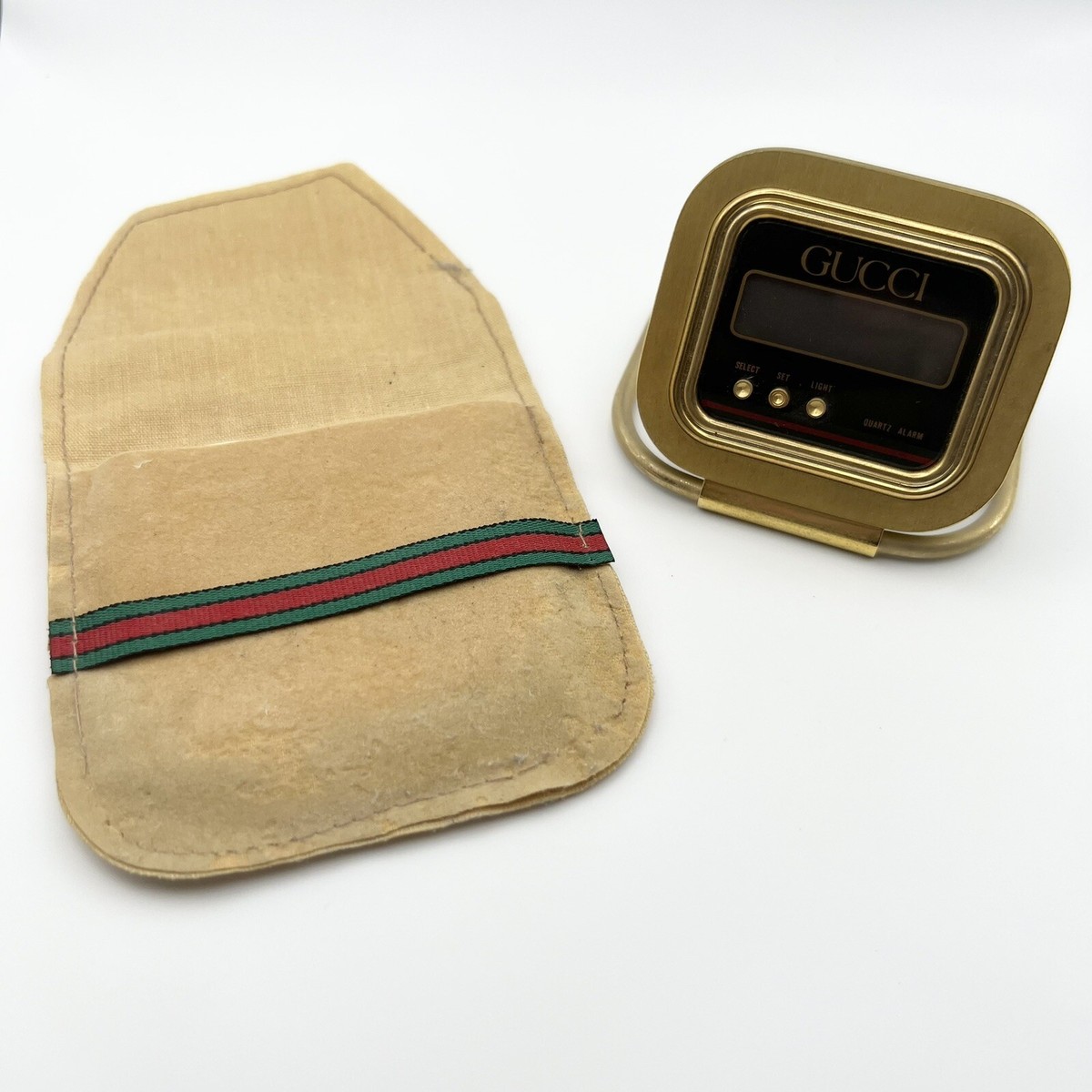 グッチ GUCCI トラベルクロック GGキャンバス 置時計 動作品 楽天市場】GUCCI グッチ ブラック文字盤 GGキャンバス SS