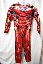 Jazwares Marvel Avengers Iron Man Costume Boys Large 12-14 Jumpsuit Mask NWT