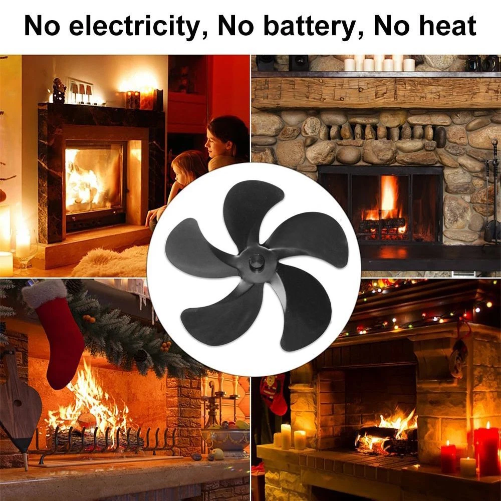 Eco Fan Replacement for Heat Powered Wood Stove Fan Log Burner Fireplace Fan  | eBay