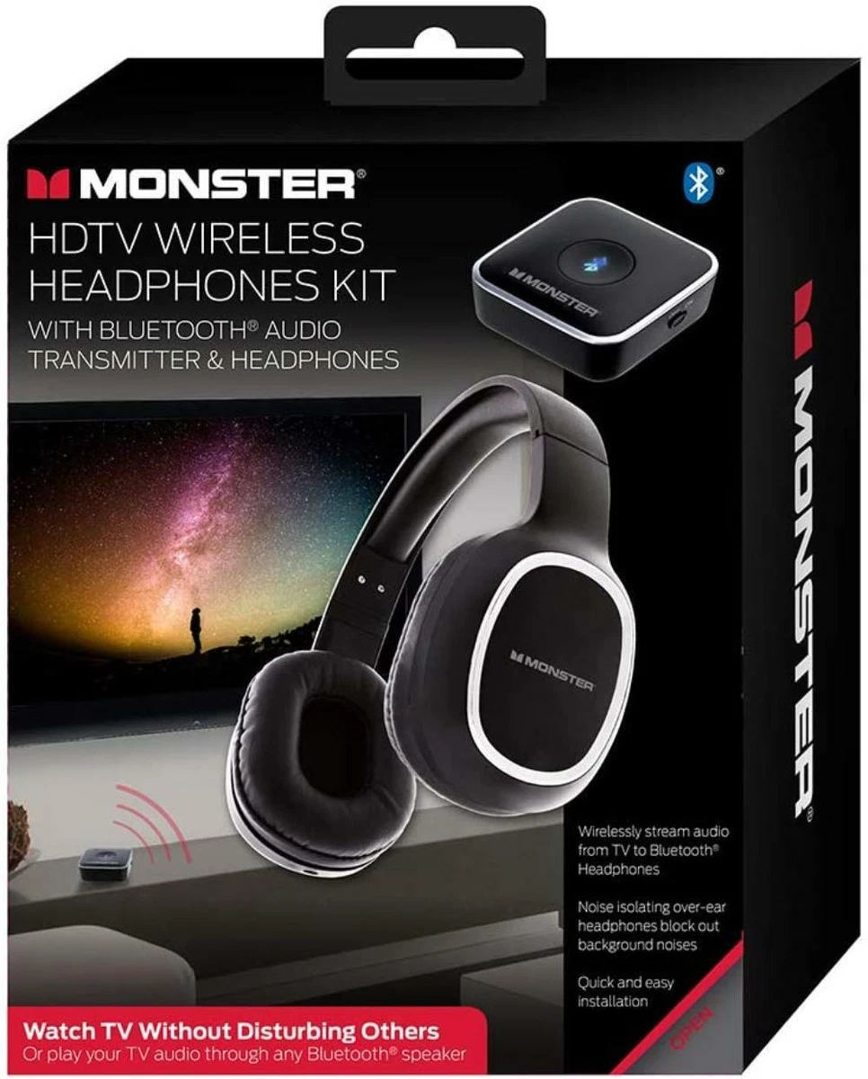 Monster HDTV Wireless Headphone Kit With Bluetooth