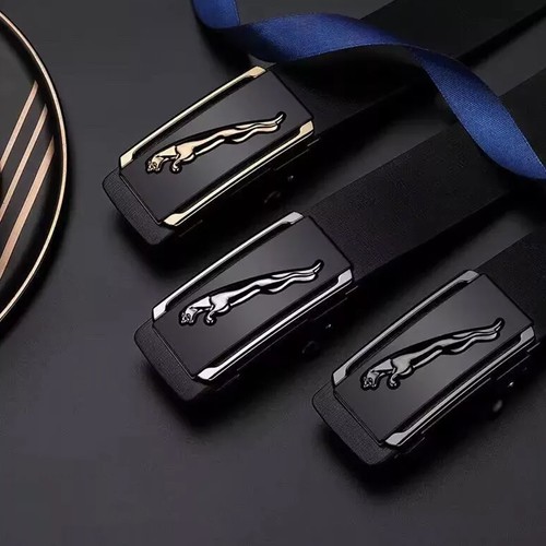 Luxury Men Genuine Leather Belt Automatic Buckle Ratchet Waist Strap Jeans. - Picture 10 of 24