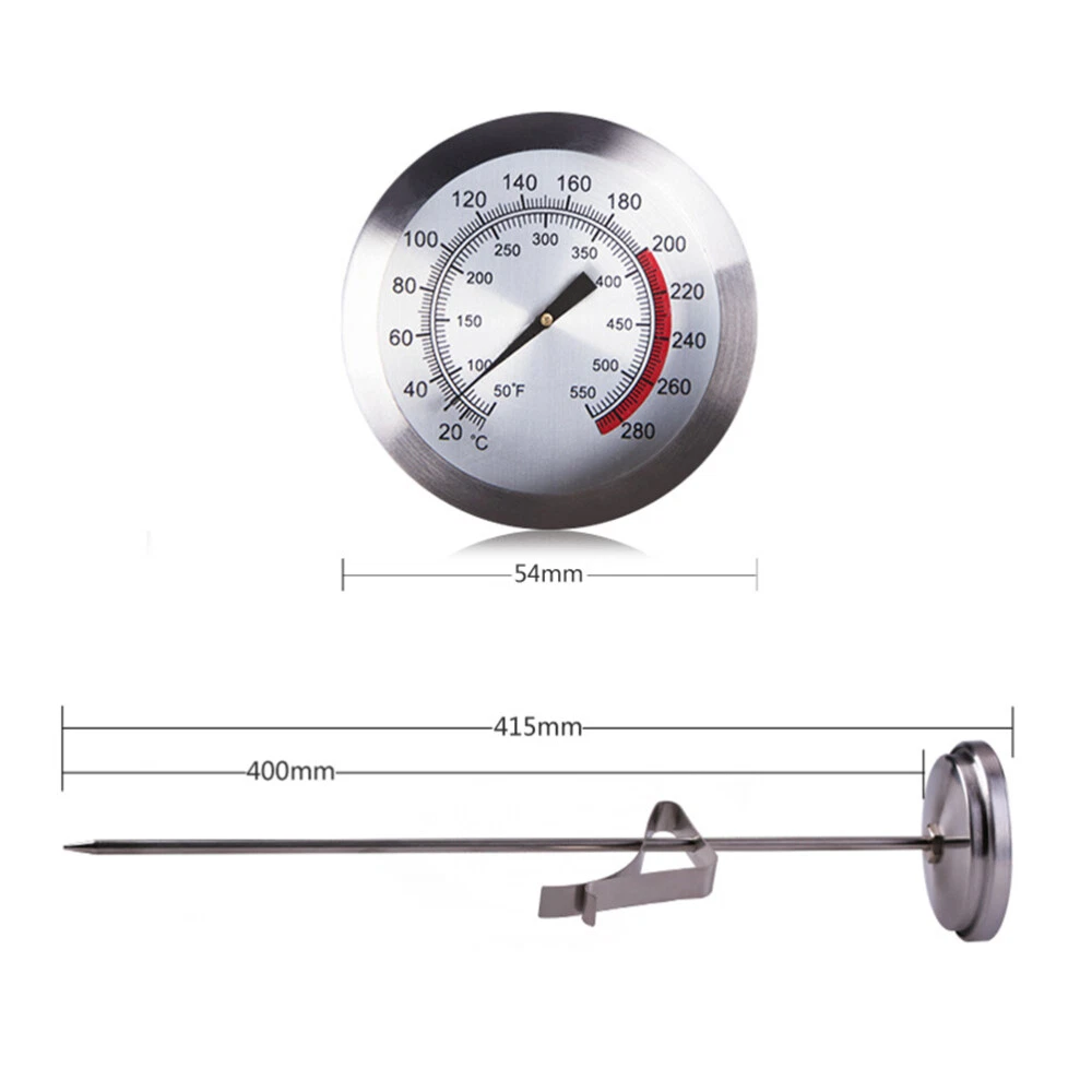 Meat Thermometer Digital with Probe Pointer Stainless Steel