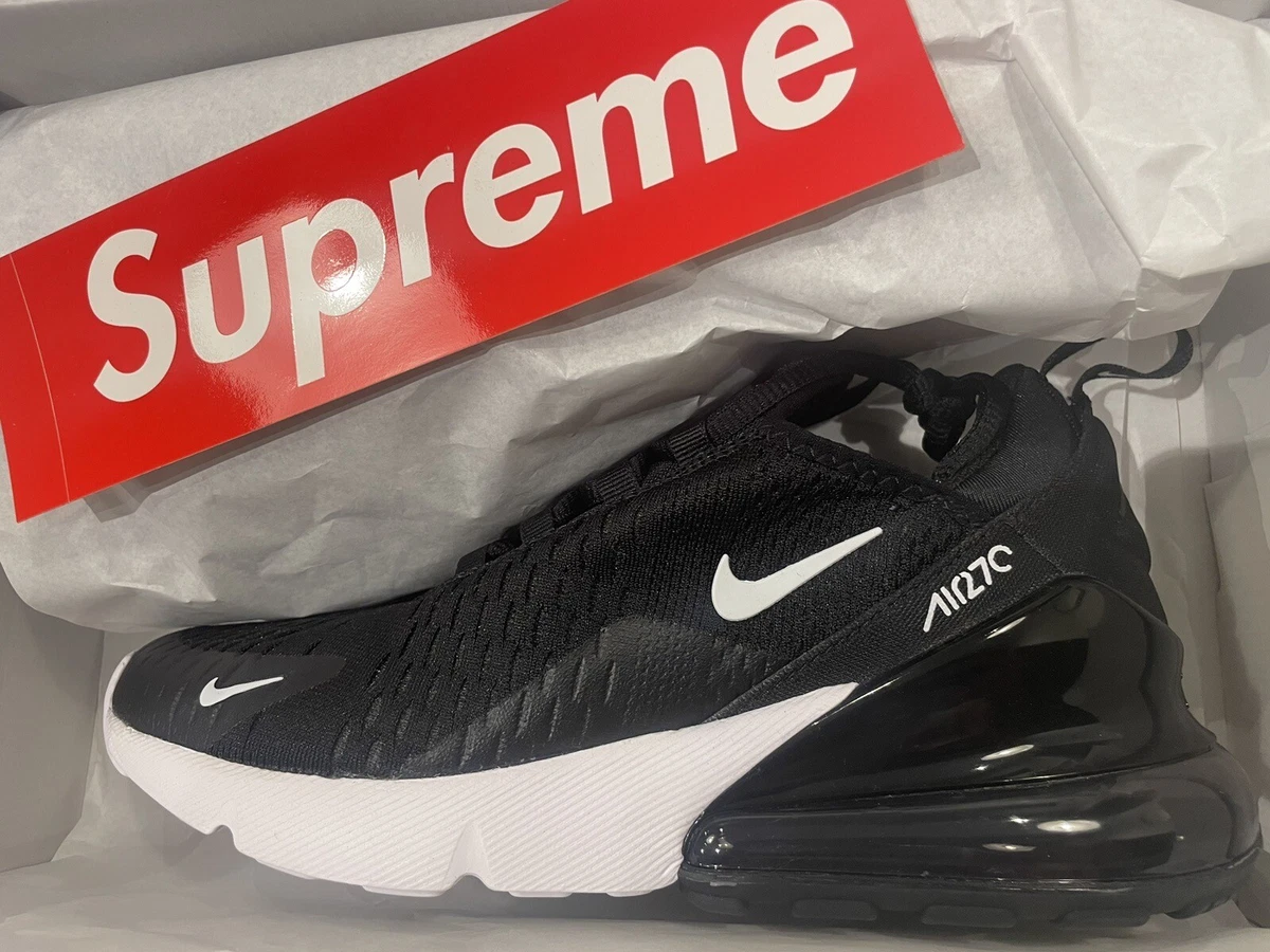 Supreme x nike air max 270 black clearance white