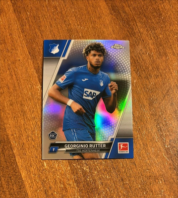 Georginio Rutter 2022 Topps Chrome Rookie Refractor #53 TSG Hoffenheim RC