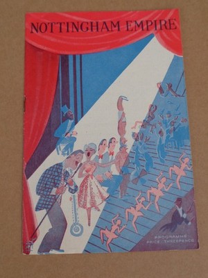 Benny Hill 1954 Empire, Nottingham Programm (Max Geldray/Teddy Johnson)