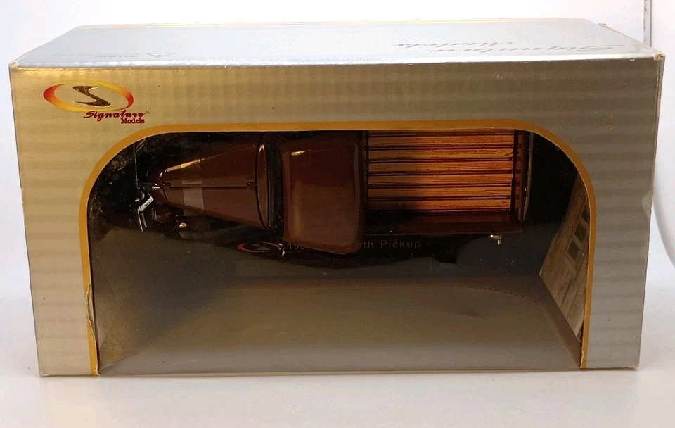 Vtg. 2003 Signature Models 1937 Plymouth Pickup 1:32 Diecast NEW - Image 2 of 4