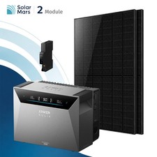 SolarMars 1000W Balkonkraftwerk mit Speicher Anker Solix Solarbank 4 E5000 …