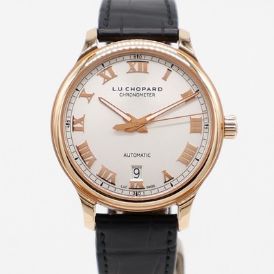 Chopard L.U.C 1937 Classic L.U.C. 18k Rose Gold 42mm 161937-5001 Leather Automat